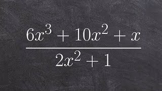 Dividing polynomials using long division [upl. by Gereld]