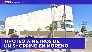 TIROTEO a metros de un SHOPPING en MORENO un DELINCUENTE MUERTO y otros TRES DETENIDOS [upl. by Esmerolda]