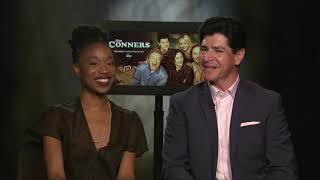 Michael Fishman Maya Lynne Robinson on The Conners after Roseanne [upl. by Cohleen]