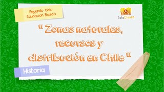 5º BÁSICOHISTORIA  Zonas naturales recursos y distribución en Chile [upl. by Fadiman]