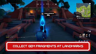 Collect Gem Fragments At Landmarks  Shanta Quests  Fortnite Chapter 3 Season 1 [upl. by Yelsnia]