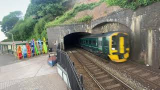 Trains at KENNAWAY TUNNEL DAWLISH pt 2 Including unit between KENNAWAYCORYTON TUNNELS [upl. by Will]