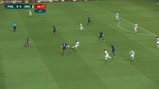 HD Paris SaintGermain vs SM Caen  Ligue 1  Journée 38  20 Mai 2017  PES 2017 [upl. by Tyrone846]