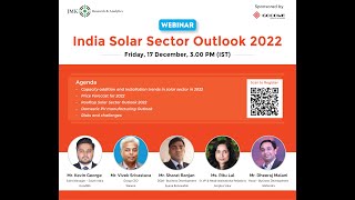 India Solar Outlook 2022 [upl. by Zysk189]