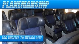 Aeromexico First Class Seat 1A LAX  MEX to see MORRISSEY [upl. by Zasuwa]