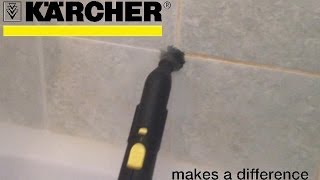 Short clip of the Kärcher SC 2500 C Steam Cleaner in action [upl. by Ayanej804]