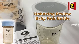 Hegen PCTO All Rounder Cup PPSU Baby Kids Friendly Drinking Bottle Unboxing Review [upl. by Odey]