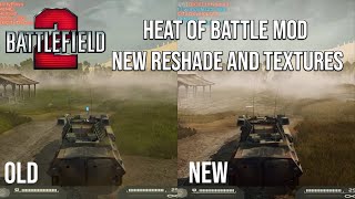 Battlefield 2 Heat of Battle Mod with new ReShade and Textures  HD60FPS [upl. by Esorbma]