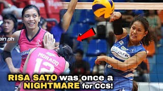 ZERO TEMPO with Risa Sato  Best Plays vs Creamline Cool Smashers in PVL [upl. by Orlosky987]