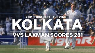 Relive one of the GREATEST test matches in history  2001 Kolkata [upl. by Atiugal]