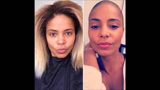 SANAA LATHAN Shaved Off All Her Hair For New Role  Netflixs Nappily Ever After VIDEO [upl. by Niall]