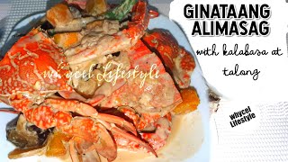 Ginataang Alimasag with Kalabasa at Talong recipe  Blue Crab Recipe  WhycelLifestyle [upl. by Poppas]