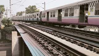 MMTS Train Entering Into The Malakpet StationMalakpet indianrailways trains station trains MMTS [upl. by Eiaj789]