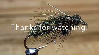 Deep Sparkle Pupa Caddis Pattern  Trout Fly Tying for Beginners [upl. by Azpurua83]