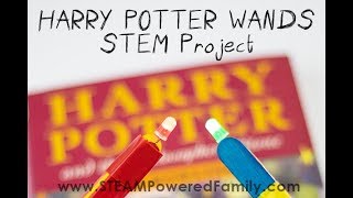 How to Make a Wand that Lights Up Build A Wand With Craft Sticks and Circuits [upl. by Seafowl745]