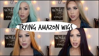 Trying Amazon Wigs Pt 2 [upl. by Dalohcin303]