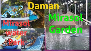 Daman Trip part 4। Mirasol Water Park। Mirasol Lake Garden।Damans Biggest Water ParkzebaSaji [upl. by Ellevel398]