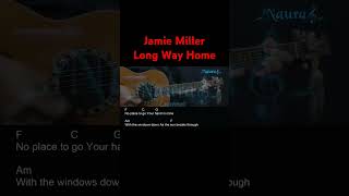 Jamie Miller  Long Way Home Guitar Chords Lyrics shorts [upl. by Depoliti]