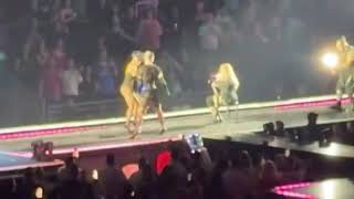 Madonna falls off chair in Seattle but recovers like a pro  Celebration Tour ’madonna [upl. by Korfonta4]