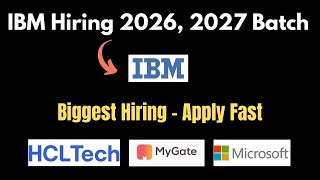 IBM OffCampus Hiring  2025 batch hiring off campus  2023 batch off campus drive  hire me plz [upl. by Lesslie]