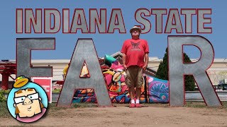 Indiana State Fair Basketball and Corn Based Extravaganza MASSIVE State Fair [upl. by Carolina]