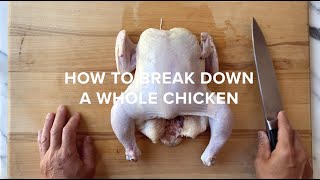 How to Break Down a Whole Chicken [upl. by Noral]