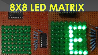 How to make Led Matrix  8X8 Led Matrix [upl. by Acinoj]