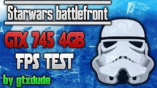 Starwars battlefront  GTX 745  i56400 [upl. by Treat]