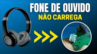 FONE DE OUVIDO HEADPHONE  FONE BLUETOOTH  NÃO CARREGA  NÃO LIGA  TROCA DE CONECTOR DE CARGA [upl. by Wj]