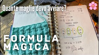 🌸 FORMULA MAGICA della maglia ⭐️🙌 il trucco che chi lavora a maglia dovrebbe sapere [upl. by Gahan]