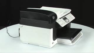 Fixing a Paper Jam HP Officejet 6500 All in One Printer HP Officejet HP [upl. by Eelloh98]