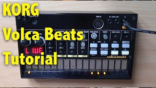 KORG Volca Beats Tutorial [upl. by Kaliope922]