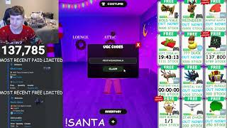 WaffleTrades SINGING Feliz Navidad UNBOXING his CHRISTMAS GIFTS amp more  12252023  WaffleClips [upl. by Gabe]