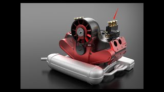 NEW Toyan FSB400 Porsche 718 Boxster Flat 4 Nitro Engine Model  Stirlingkit [upl. by Anirbed]