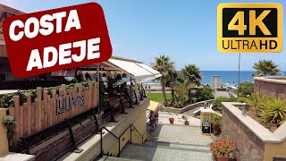 TENERIFE 4K Walking Tour  Playa de Fanabe To Costa Adeje Promenade  Natural Sounds 🇪🇸 [upl. by Innob388]