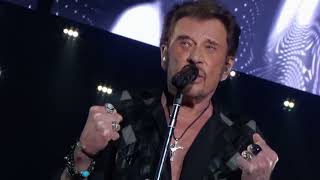 Le penitencier Johnny Hallyday  Rester Vivant Tour avec paroles et translation [upl. by Adalbert545]