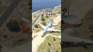 ESTO PASA SI ATERRIZAS el AVIÓN en GTA 5 gta5online [upl. by Eceinart]