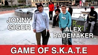 Game Of SKATE  Alexander Rademaker Vs Jonny Giger [upl. by Shishko172]