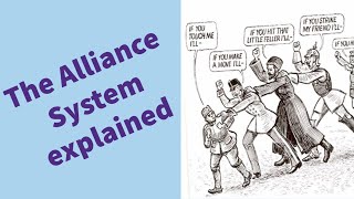 The Alliance System explained WWI  History GCSE [upl. by Mella516]