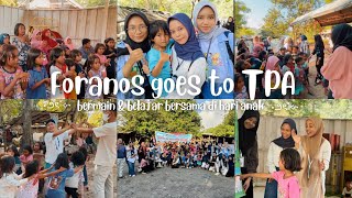 perayaan hari anak⋆｡𖦹° ☆  Foranos goes to TPA Kawatuna  Amira [upl. by Ragland]