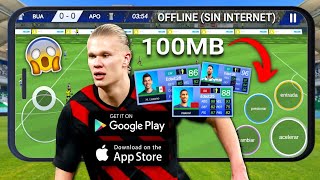 REQUIERE 100MB Y FUNCIONA SIN INTERNET 😱  ÉPICO JUEGO DE FÚTBOL  MODO CARRERA  COMENTARISTAS [upl. by Romeu]