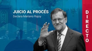 Mariano Rajoy declara como testigo en el juicio al procés 27022019 COMPLETA [upl. by Bernardo]