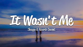 Shaggy  It Wasnt Me Lyrics ft Ricardo RikRok Ducent [upl. by Ettennil4]