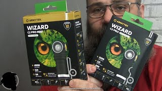 Полное Сравнение фонарей Armytek ELF и Wizard [upl. by Eilraep]