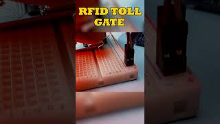 How to make toll gate with rfid and arduino diy electronics arduinoide arduino tollgate [upl. by Irrok]