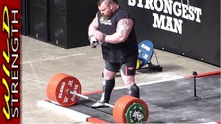 Eddie Hall Deadlift World Record 500kg 1102lbs  Includes Full Aftermath [upl. by Mcwherter85]