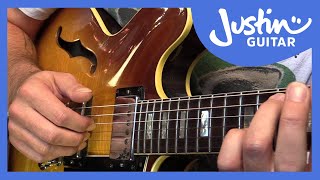 Basic Bossa Nova Guitar Pattern  Jazz Basics  Guitar Lesson JA009 [upl. by Martella]