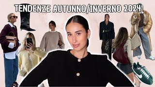 TENDENZE MODA AUTUNNOINVERNO 2024  ARMADIO CAPSULA [upl. by Cirad877]