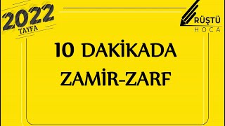 10 DAKİKADA  ZamirZarf  RÜŞTÜ HOCA [upl. by Bui]