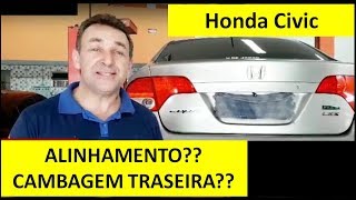 Cambagem traseira Honda Civic [upl. by Ytsirhk]